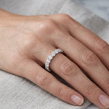 Lab Diamond 1.00ct Eternity Ring F/VS in 925 Silver