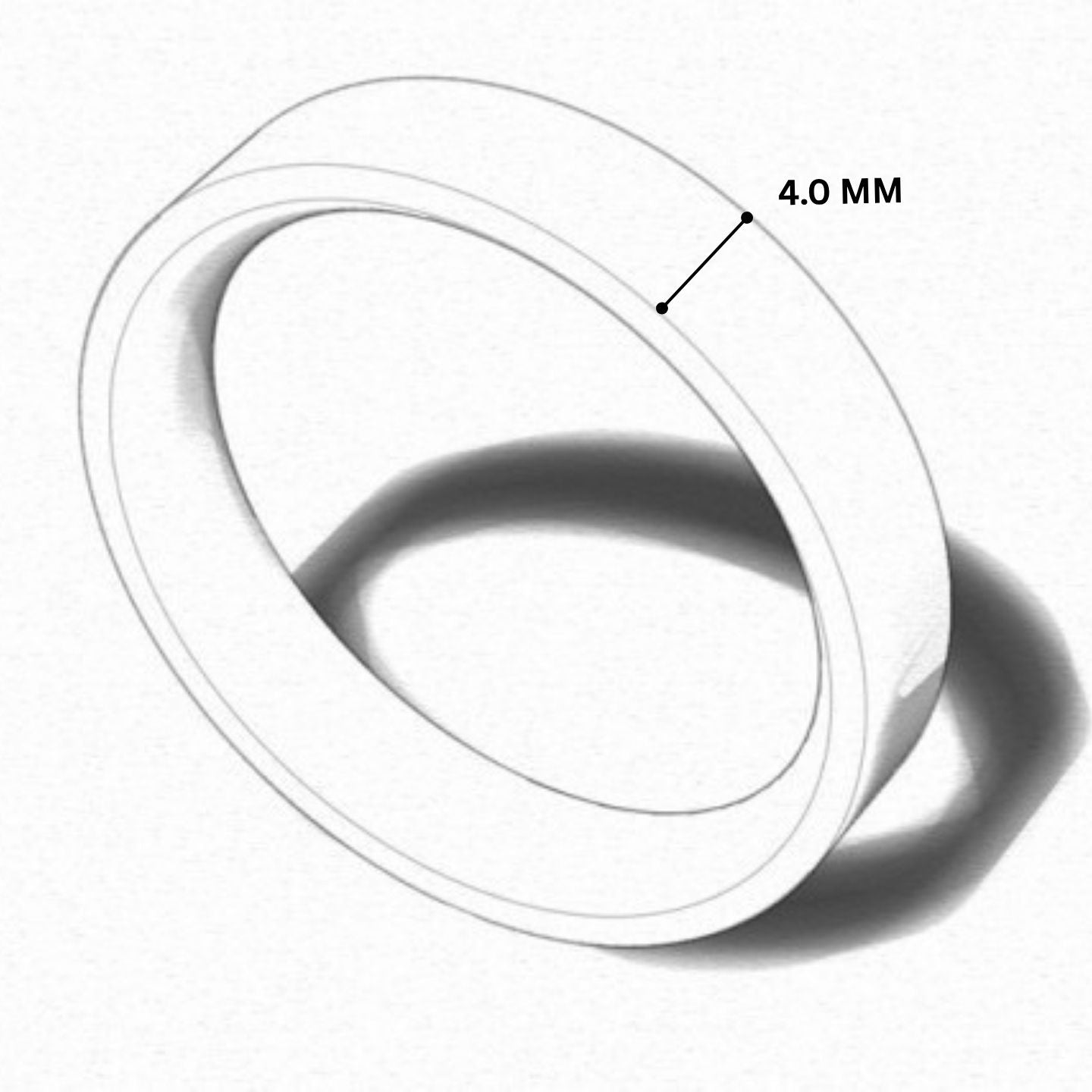 Flat Court Shape Plain Wedding Band for Women | UK Hallmarked Gold & Platinum Ring