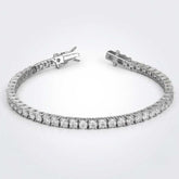 5.00Ct Certified Lab Grown Diamond Tennis Bracelet for Women, Hallmarked White Gold.