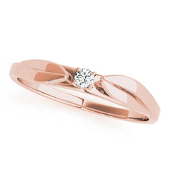 Prong Set Half Eternity Ring in Gold & Platinum