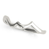 Curved Wedding Gold Band