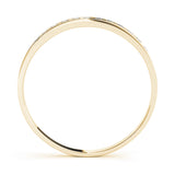 Channel Set Half Eternity Ring in Gold & Platinum
