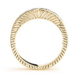 Channel Set Half Eternity Ring in Gold & Platinum