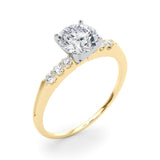 Eternal Prong-Set Round Diamond Engagement Ring — 9K/18K Gold & Platinum