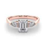 Timeless Three-Stone Pear Diamond Engagement Ring — 9K/18K Gold & Platinum