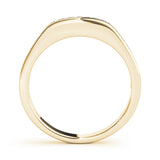 Channel Set Half Eternity Ring in Gold & Platinum