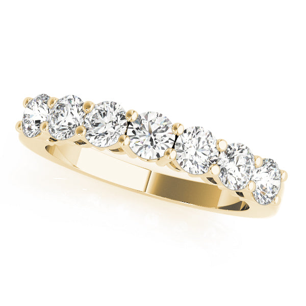 Diamond Half Eternity Ring in Gold & Platinum