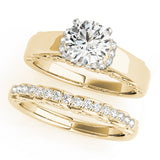 Signature Remounts Any Shape Round Diamond Engagement Ring — 9K/18K Gold & Platinum