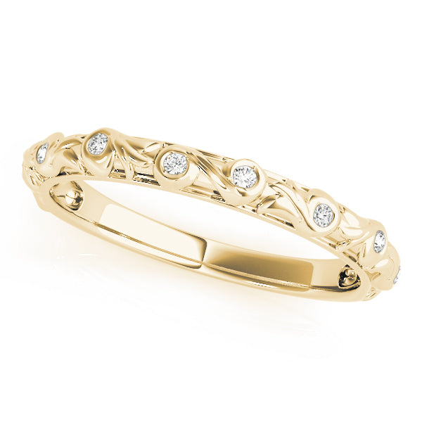 Diamond Half Eternity Ring in Gold & Platinum