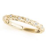 Diamond Half Eternity Ring in Gold & Platinum
