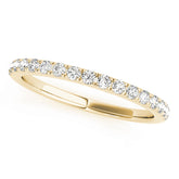 Diamond Half Eternity Ring in Gold & Platinum