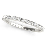 Diamond Half Eternity Ring in Gold & Platinum