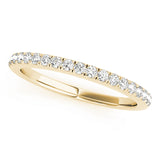 Diamond Half Eternity Ring in Gold & Platinum