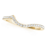 Diamond Half Eternity Ring in Gold & Platinum