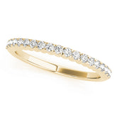 Diamond Half Eternity Ring in Gold & Platinum