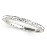 Diamond Half Eternity Ring in Gold & Platinum