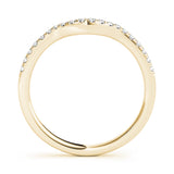Diamond Half Eternity Ring in Gold & Platinum