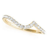 Diamond Half Eternity Ring in Gold & Platinum