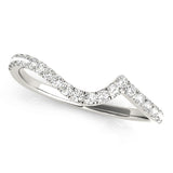 Diamond Half Eternity Ring in Gold & Platinum