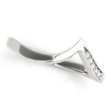 Diamond Half Eternity Ring in Gold & Platinum