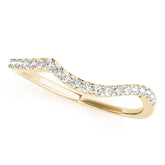 Diamond Half Eternity Ring in Gold & Platinum