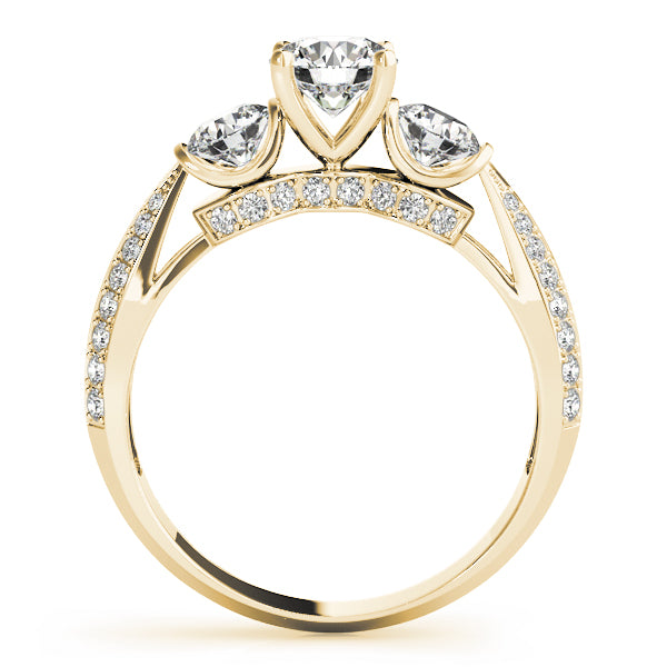 Three stone diamond ring