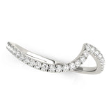 Diamond Half Eternity Ring in Gold & Platinum