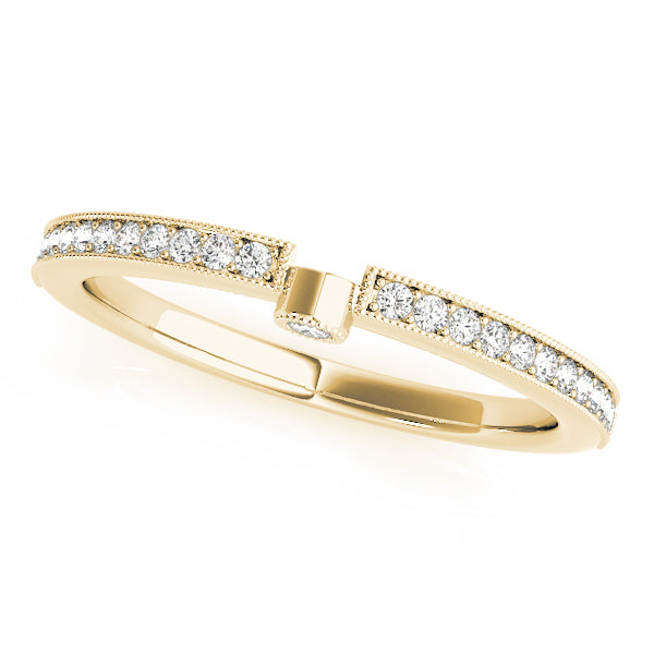 Diamond Half Eternity Ring in Gold & Platinum