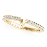 Diamond Half Eternity Ring in Gold & Platinum
