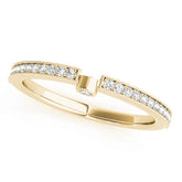 Diamond Half Eternity Ring in Gold & Platinum