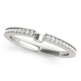 Diamond Half Eternity Ring in Gold & Platinum