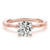 Twisted Wedding Gold Band