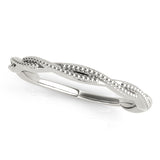 Twisted Wedding Gold Band