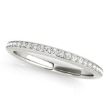 Diamond Half Eternity Ring in Gold & Platinum