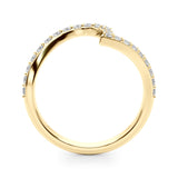 Diamond Half Eternity Ring in Gold & Platinum