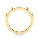Plain Knife Edge Wedding Gold Band