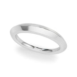 Plain Knife Edge Wedding Gold Band
