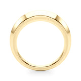 Plain Knife Edge Wedding Gold Band