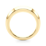 Knife Edge Wedding Gold Band
