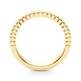Textured Wedding Gold Band
