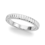 Textured Wedding Gold Band