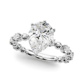 Eternal Sidestone Round Diamond Engagement Ring — 9K/18K Gold & Platinum
