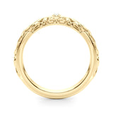 Diamond Half Eternity Ring in Gold & Platinum