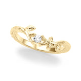 Diamond Half Eternity Ring in Gold & Platinum