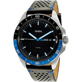 Montre Fossil Sport 54 FS5321 pour homme, cadran noir, 44 mm