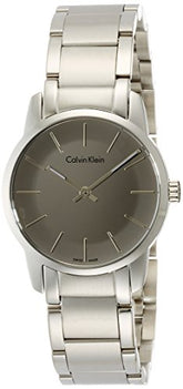 Calvin Klein Ladies City Mirror Silver Tone Watch