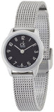 Calvin Klein Women's Minimal Watch – Black Dial, 24 mm Stainless Steel Case
