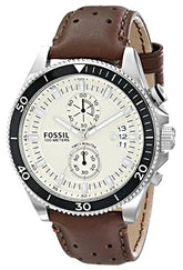 Fossil Wakefield CH2943 Men’s Chronograph Watch – Brown Leather Strap