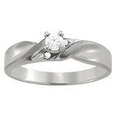 Iconic Remounts Round Diamond Engagement Ring — 9K/18K Gold & Platinum