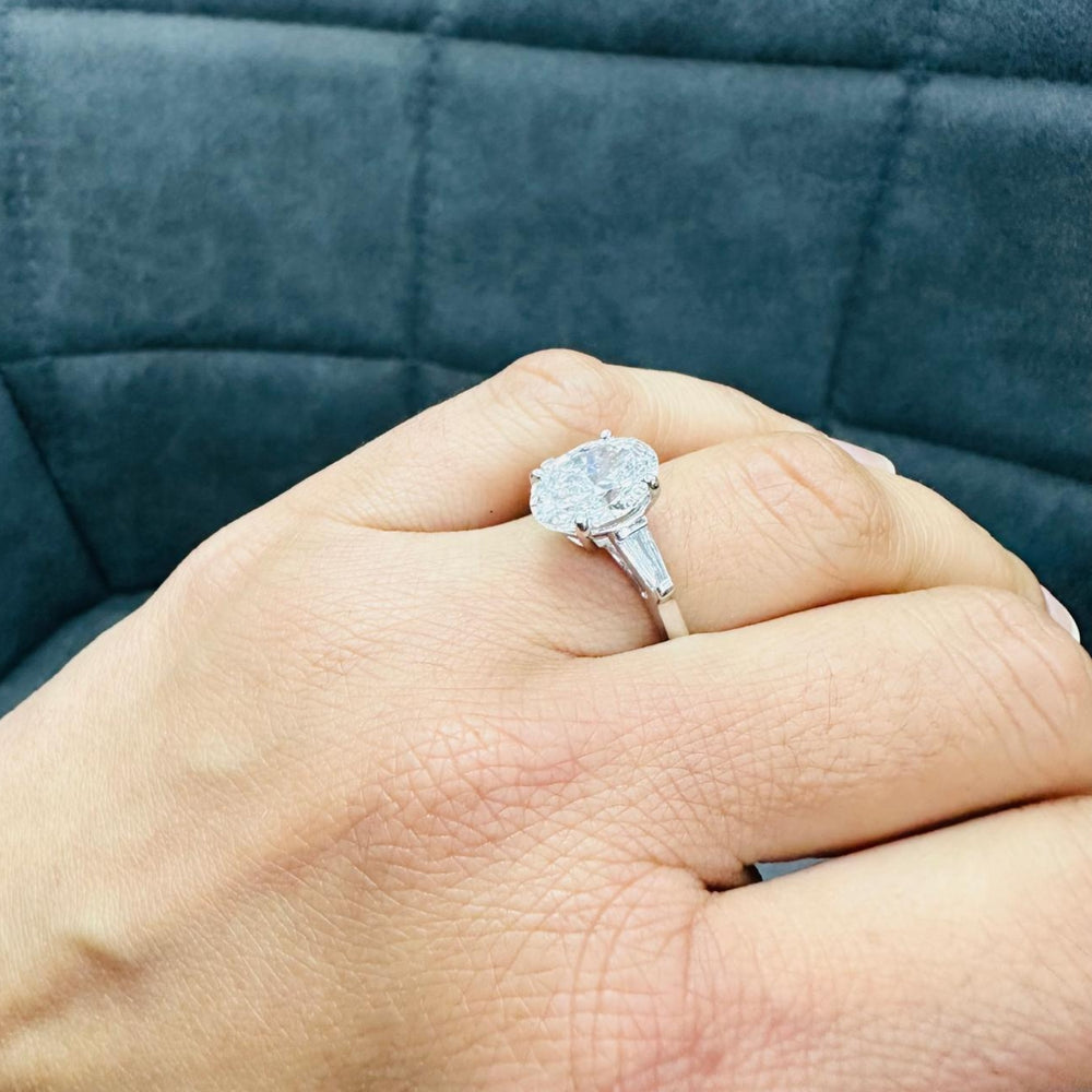 tapered baguette ring